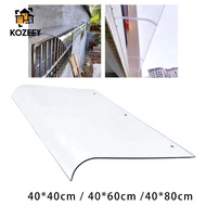 KOZEEY SiaBiced Window Canopy Door Canopy Awning Door Canopy PC Rain Snow Protection Door Awning