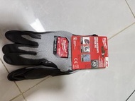 （6對）Milwaukee Cut Level 3 防割手套高靈活度3級防割聚氨酯浸膠處理手套 (中碼)