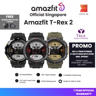 Amazfit T-Rex 2 | 24-days Battery Life | Rugged Outdoor GPS Smartwatch