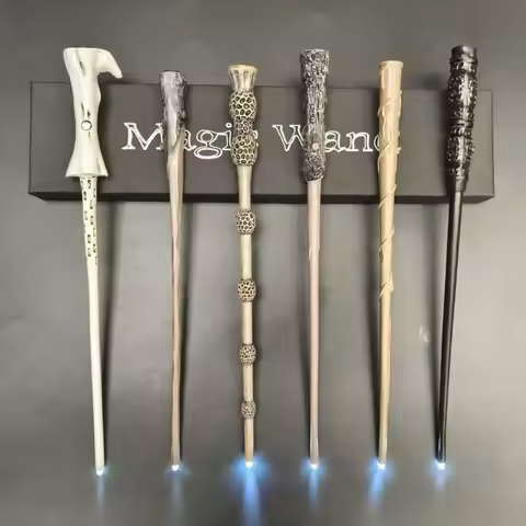 Harry Potter battery luminous wand, role-playing costume props, birthday party magic accessories and