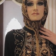 Alziyad [A9211] Abaya Hikmat/Gamis/ Syari / Hitam / Muslimah / Fashion