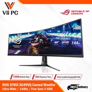 Asus ROG Strix XG49VQ 49 Inch Curved Gaming Super Ultra-Wide HDR Gaming Monitor - 144Hz Dual Full HD HDR Eye Care