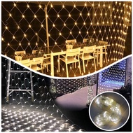 LAMPU NET@ LED NET FAIRY LIGHT DECO LIGHT 8ft x 2ft WARM WHITE