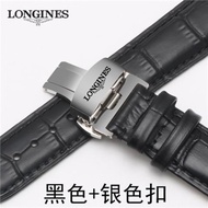 Longines Watch Strap Model, Famous Eight-pin Moon Phase Jialan Pioneer Genuine Leather Watch Strap F