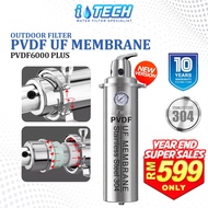 𝐈-𝐓𝐄𝐂𝐇 Stainless Steel SUS 304 Outdoor PVDF 6000 Plus UF Membrane 0.01 Micron Water Filter Penapis A