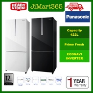 Panasonic 422L Refrigerator ECONAVI Inverter Bottom Freezer Fridge NR-BX421WGWM | NR-BX421WGKM