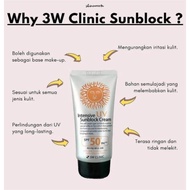 ️SUNBLOCK CREAM 3W CLINIC % ️
