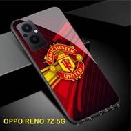 OPPO RENO 7 Z - SoftCase Glass Kaca - [ A30 ] - Pelindung Handphone Hp OPPO RENO 7 Z - Casing Hp OPP
