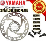 RESTOCK YAMAHA DISC PLATE THAILAND 220MM 245MM 267MM 200MM DISK BRAKE PIRING PINGGAN Y15ZR Y125ZR LC