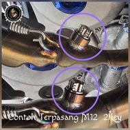CO2 Sensor Bolts For Titaniumknalpot Gr 5