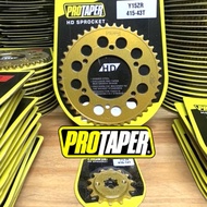 ORI PROTAPER 415 SPROCKET LC 4 LUBANG Gold 415 Gold Spocket Y15 Y16 LC135 Y125 RXZ SRL110/ 6 Lubang 