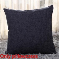 55x55Cm Large Linen Plain Cushion Cover Home Sofa Decor Throw pillow case
