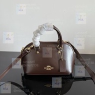 COACH 蔻馳 SATCHEL Lara 22 女款 牛皮 小號  貝殼包 手提包 單肩包 斜挎包