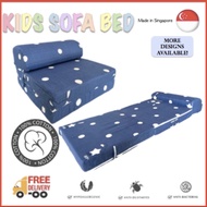 [Deliver in 1-2 days] Kids Foldable Sofa Bed Foam Mattress