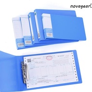 NOVAGEAR​ Clipboard File Box Case Student Stationery A4/A5/A6/B6 Finance Officer Plastic Document Sc