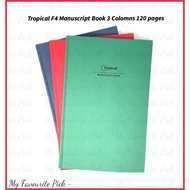 Tropical F4 Manuscript Book 3 Columns 120 pages