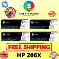 GENUINE HP 206X Original LaserJet Toner Cartridge W2110X / W2111X / W2112X / W2113X Ready Stock