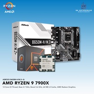 AMD Ryzen 9 7900X AM5 12 Core 24 Threads AMD Radeon Graphics AM5 with Motherboard 3 Years Warranty