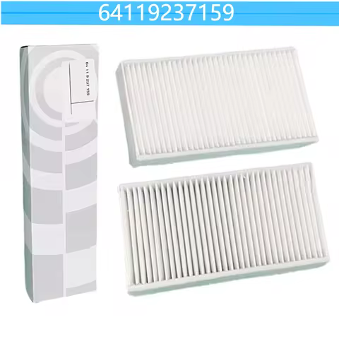 2Pcs Cabin Filter Air Conditioner 64119237159 For X3 X4 18d 20i 20d 28i 30d 35d 35i M40i F25 F26 Car