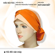 [BÚI TÓC NƠ] Nón vải trùm đầu mềm mịn, chemo hat, cancer hat, mũ vải che da đầu, nón bệnh nhân ung t
