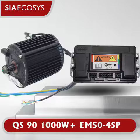 QS90 1000W Mid Drive Motor With Votol EM50-4SP Controller Electric Motorcycle DIY Kits