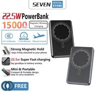 [3C PowerBank] High quality Magnetic Power Bank 15000mAh,Wireless Charging,No Overheating,Magnetic15