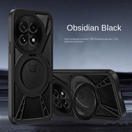 Casing For OnePlus 13 13R 12 12R Case Hard alloy Ring Stand Magnetic Protective Back Cover Case For