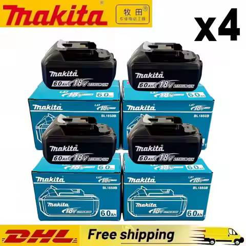 2025 Makita BL1860 BL1850B BL1850 BL1840 BL1830 Screwdriver Battery & Charger 18v Replacement Power 