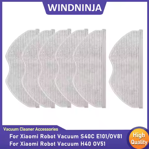 For Xiaomi Robot Vacuum H40 S40C S40 OV51 E101 OV81 Accessories Mop Cloths Pads Vacuum Cleaner Spare