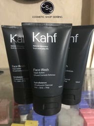 Kahf Face Wash Triple Action Oil And Comedo Defense 100ml Skincare Cowo Atasi Comedo Wajah Berminyak