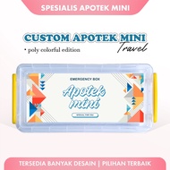 Custom Pharmacy Mini Travel Gift Box Sticker Gift - Poly Colorful