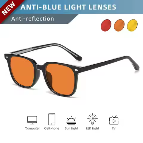 OKH Melatonin Circadian Eyewear Biohacking Glasses Red Yellow Shades Relieve Screen Tiredness For Ga