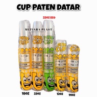 FLAT PATENT CUP 12oz, 14oz, 16oz, 18oz, 22oz, 22ozECO @50pc