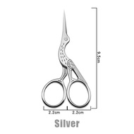 Gunting Bentuk Burung Gunting Benang Bangau Bordir Jahit Stainless Aesthetic Retro Vintage Scissor