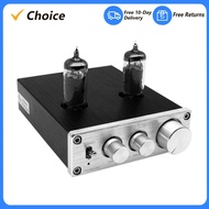 TUBE-03 Mini HiFi Audio Preamplifier 6K4 Vacuum Tube Amplifier Buffer Penyesuaian Treble Bass RCA Pr