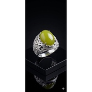 silver 999 cincin Batu geliga ular asli