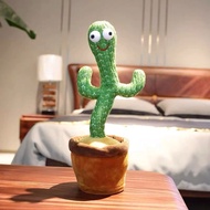 Cactus plush toy talk Kaktus bercaka Dancing toy song plush dancing cactus Early chil Educati
