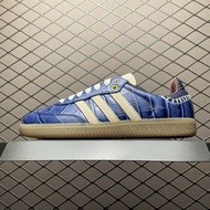 💜Adidas Samba Wales Bonner Navy Croc shoes