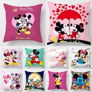 Cartoon Mickey Mouse Printed pillowcase decoration cushion cover suitable for car sofa pillowcase 40x40cm/45x45cm/50x50cm