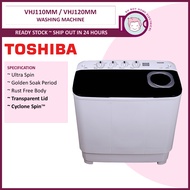 Toshiba 10.0 / 11.0KG Semi Auto Washing Machine - VH-J110MM / VH-J120MM