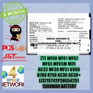 ZTE MF60 MF61 MF62 MF65 M MTS MTC 945 AC33 MF30 MF51 U960 N700 R750 AC30 + Li3715T42P3h654251 u230 B