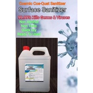 Surface Sanitizer (Non Alcohol ) 3L/5L Cosmic cos-Quat sanitizer Ready to use