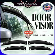 Air Press Window Rain Guard Car Door Visor Wind Deflector Visor HAVEL H1 M4