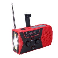 USB Phone Emergency Charger Solar Hand Crank Portable Weather Radio for Outdoor Charger Camping Equi