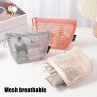 Dopamine Style Triangle Mesh Storage Bag Large Capacity Portable Women’s