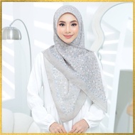 FABULOUS HIJAB EXCLUSIVE TUDUNG BAWAL COTTON PRINTED BIDANG 45 IRONLESS JAHITAN BABY SEAM RAYA 08