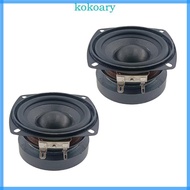 KOK 2Pcs 78mm Speakers 3Inch Full frequency 4Ohm 15W Loudspeaker DIY Bass Sound