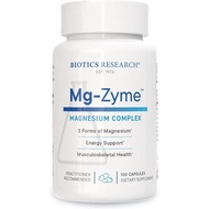 Biology Mg-Zyme ™   TripleComplex 100mg-Glycine, Glucosamine, Lysine Chelating, High Absorption, Sup