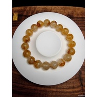 Crystal Golden Healer Quartz Healing Stone Bracelet 4A 10-11mm F1219