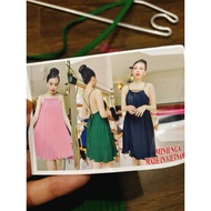 New. blue pleated dress under 60kg. VD2
